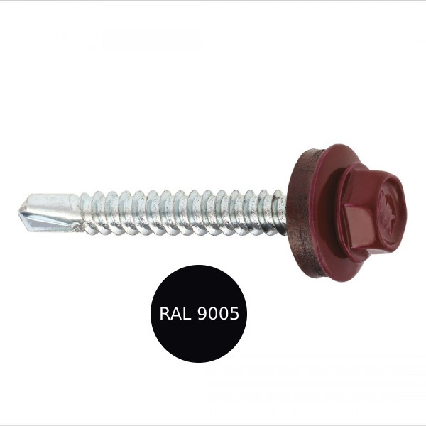 სახურავის ჭანჭიკი WF-48035- RAL 9005 (250ც) — სარემონტო აქსესუარები